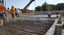 Concrete placement for the deck of the Phase 1B CBC. thumbnail image