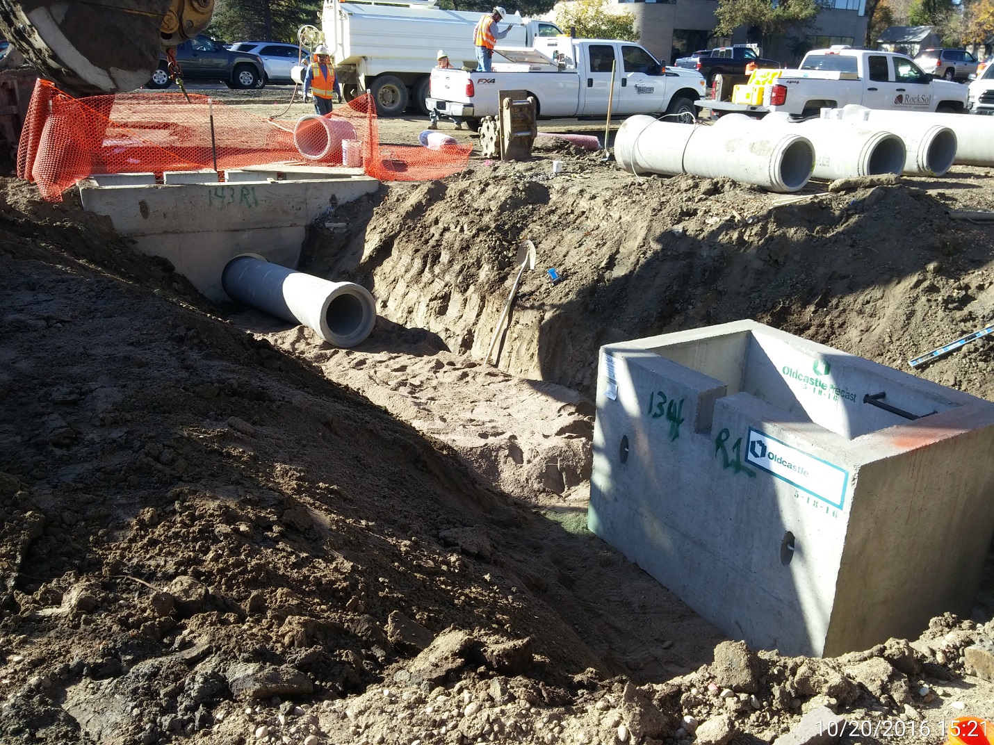 Storm Sewer Installation October 2016 detail image