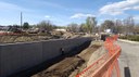 View of completed Trail Wall 1 and Trail Wall 2. thumbnail image