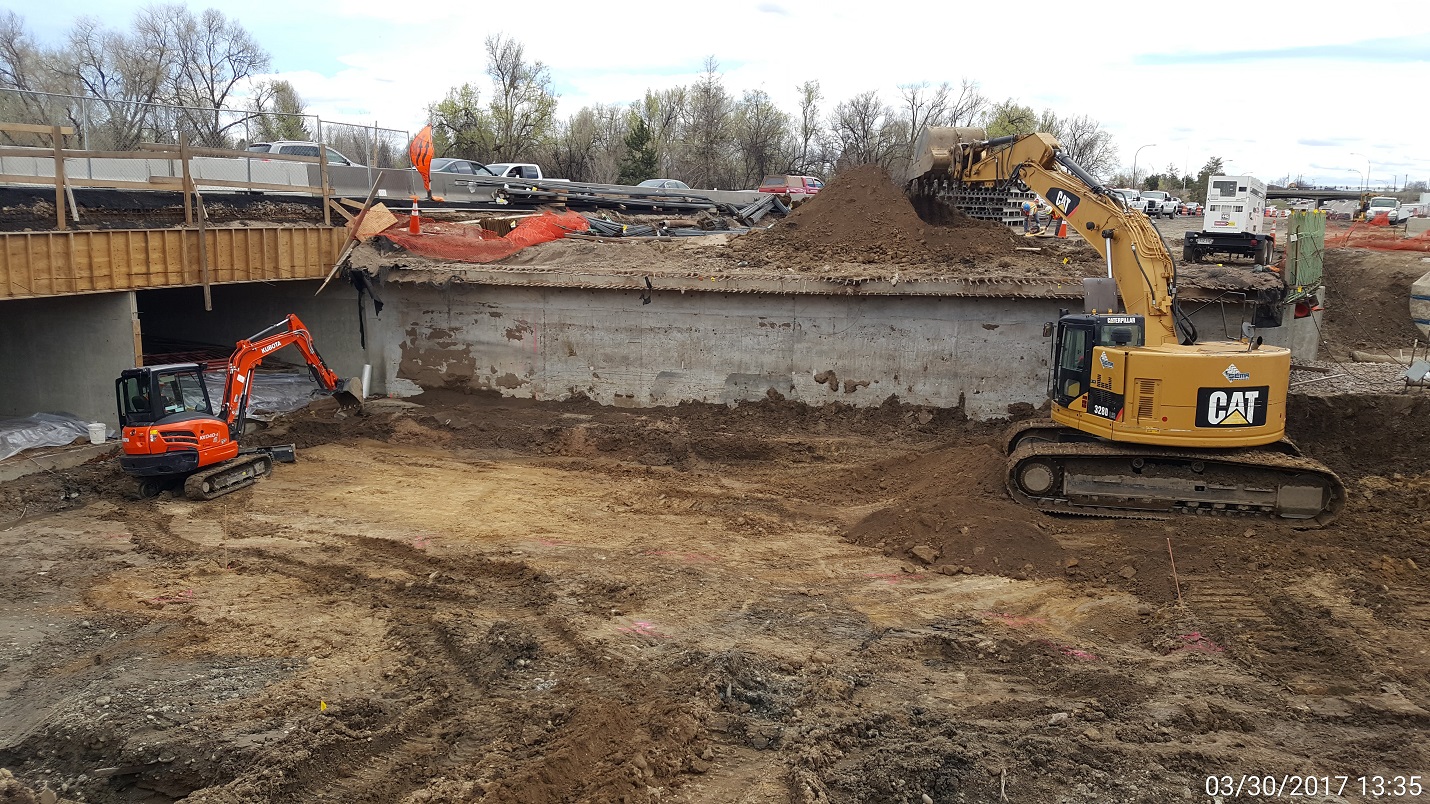 West Side CBC Excavation March 2017 detail image