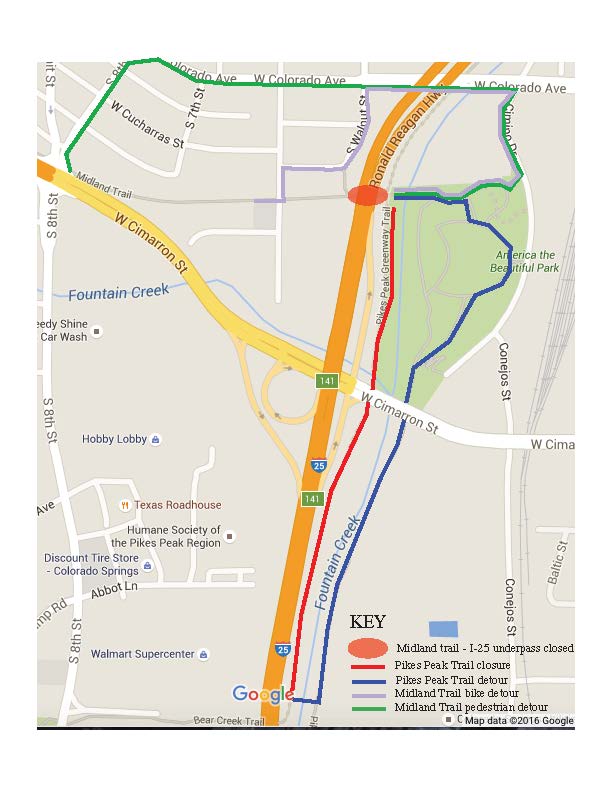Sept. 2016 Trail Map detail image