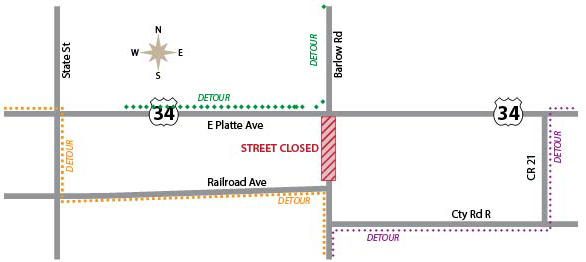 Barlow Road Detour detail image