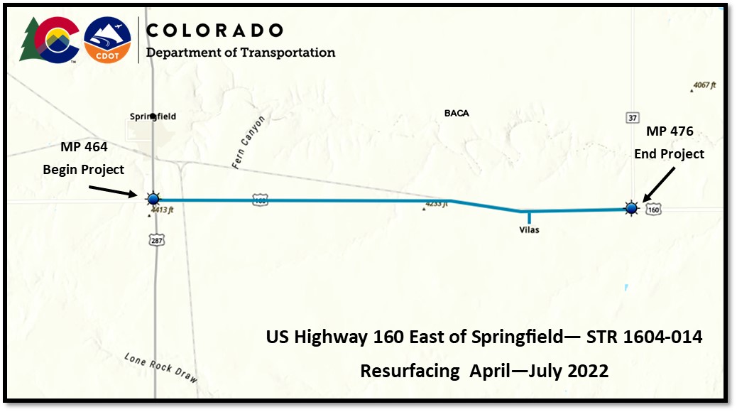 US 160 and CO 100 East of Springfield 21982 - Map.jpg detail image