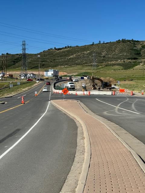 C-470 Quincy Roundabouts Northbound Ramp Intersection Work Zone.jpg detail image