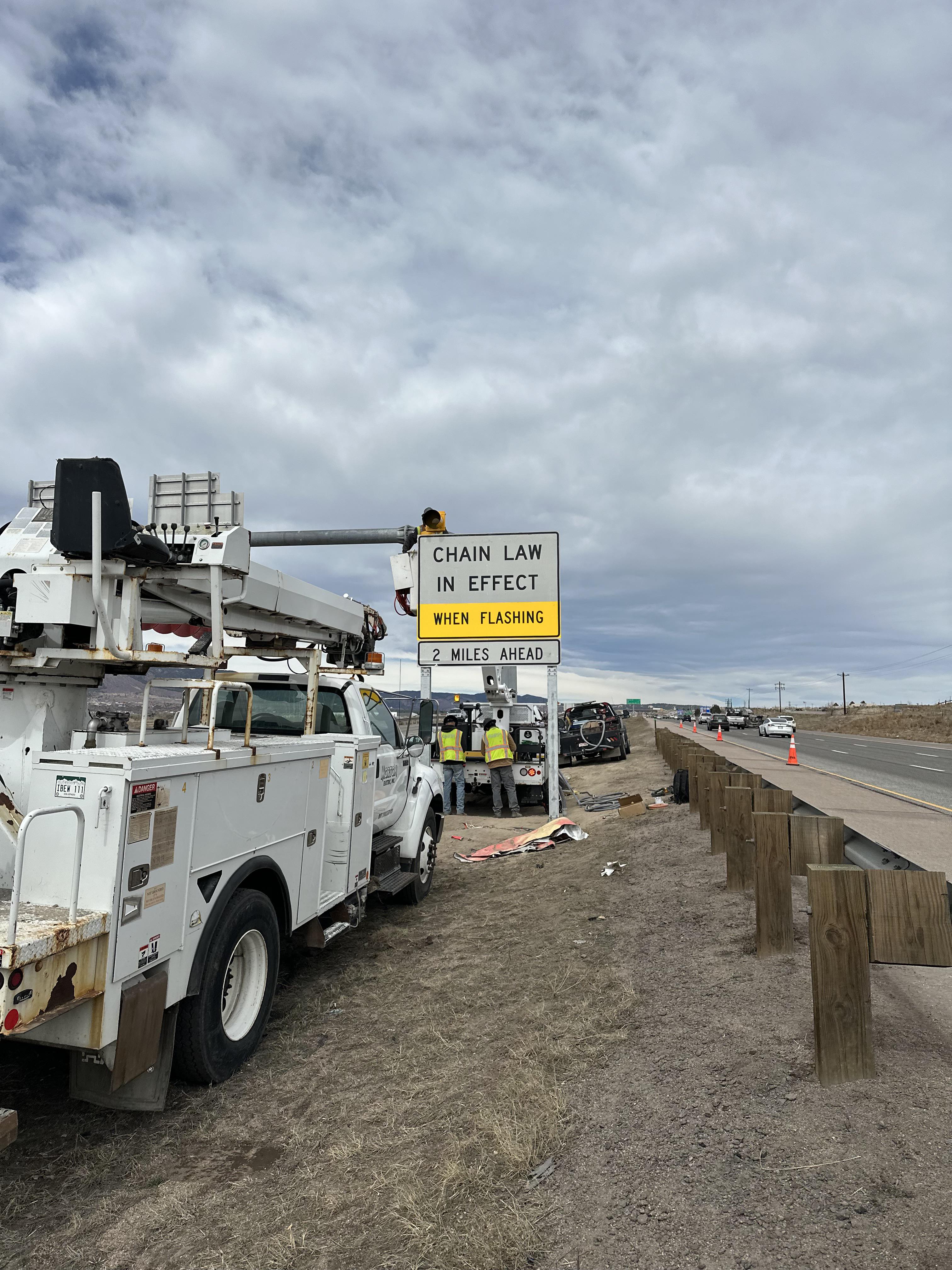 Chain Station Technology & Communications Upgrades - Sign replacements at Chain Stations.jpg detail image