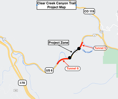 Clear Creek Trail Map