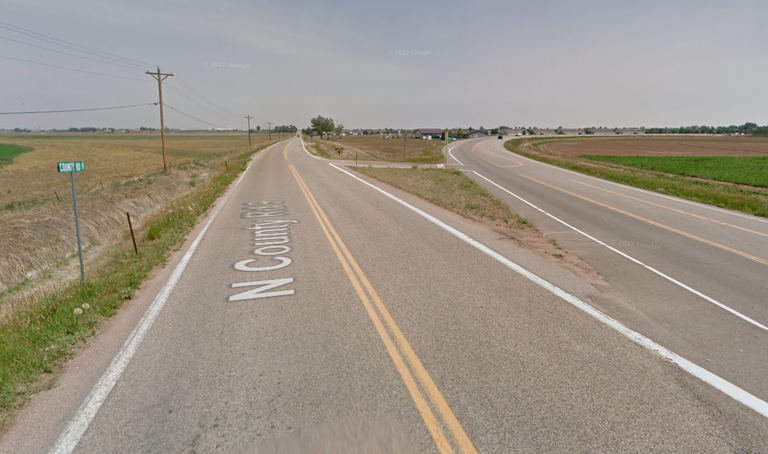 CO 1 Realignment in Larimer County - street view