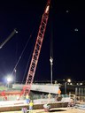 Cranes setting the girders over Research Parkway for new bridge construction.jpg thumbnail image