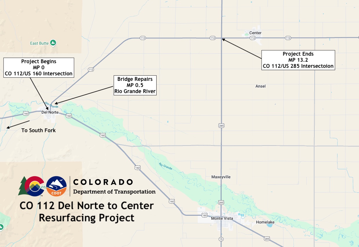Map CO 112 Del Norte to Center Resurfacing .jpg detail image