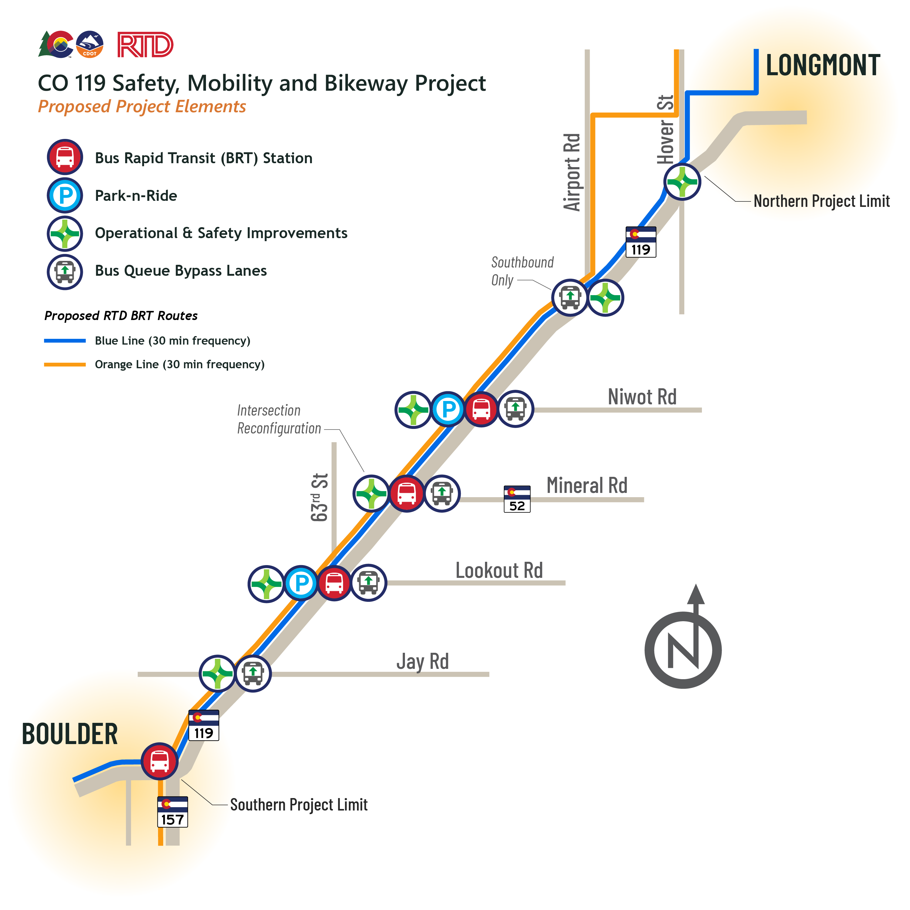 CO 119 Safety and Mobility Project Map.png detail image