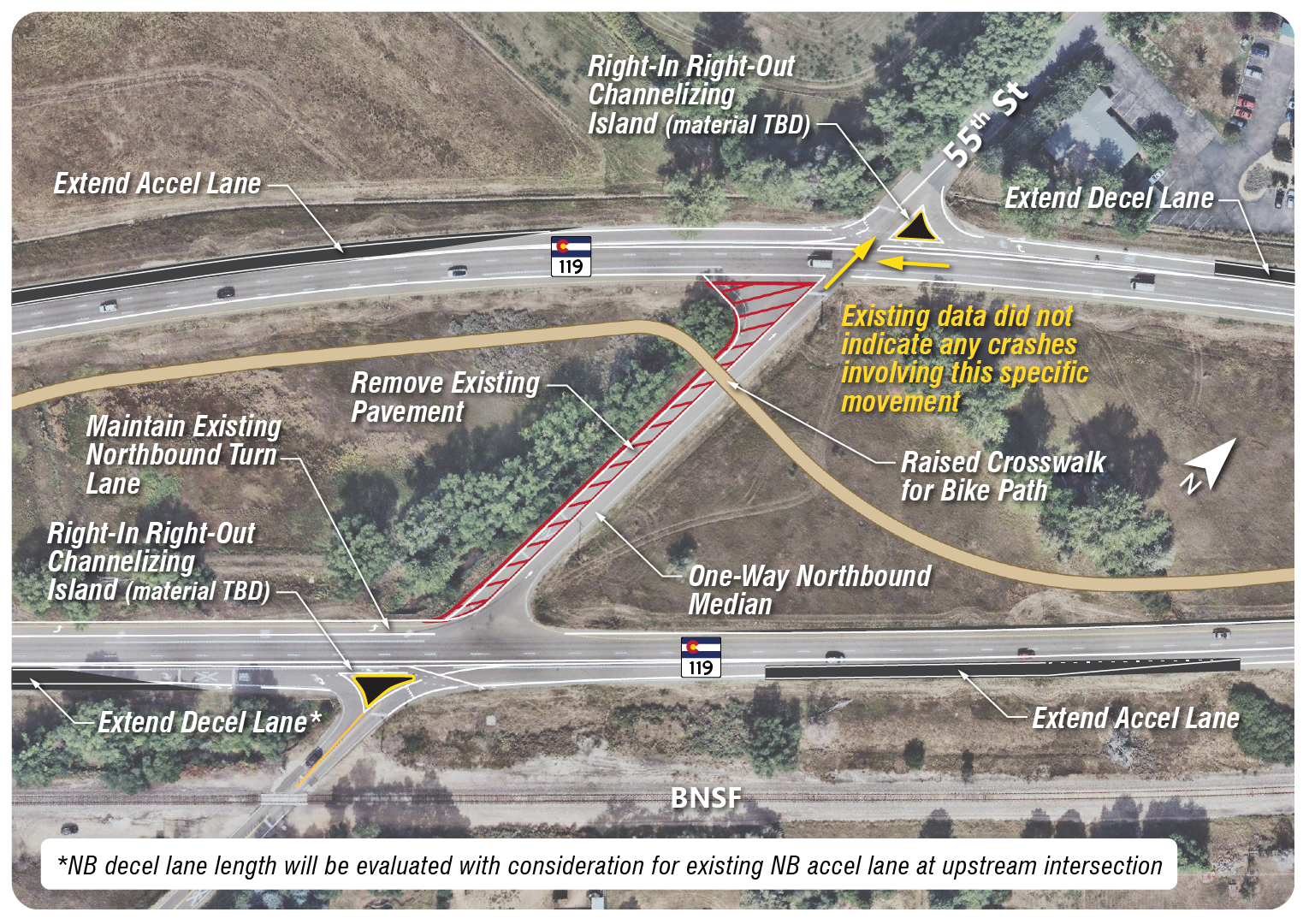 Us Signal Intersection CO 119 Safety & Mobility Improvements Unsignalized Intersections 55th ...
