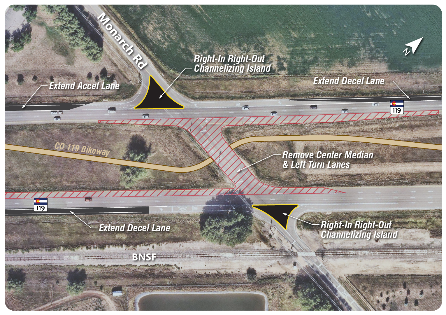 Us Signal Intersection CO 119 Safety & Mobility Improvements Unsignalized Intersections ...
