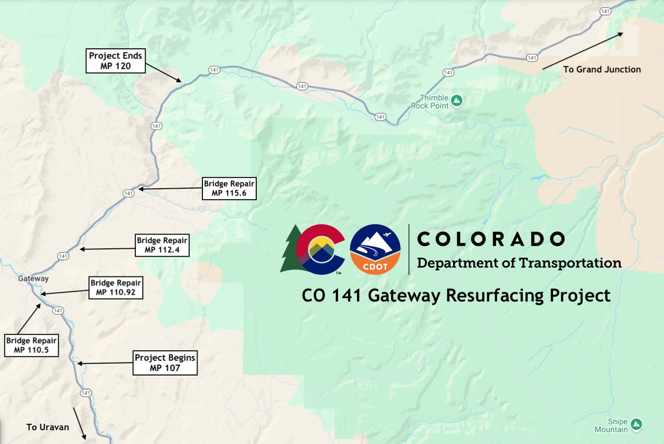 CO 141 Gateway Resurfacing Project Map.jpg detail image