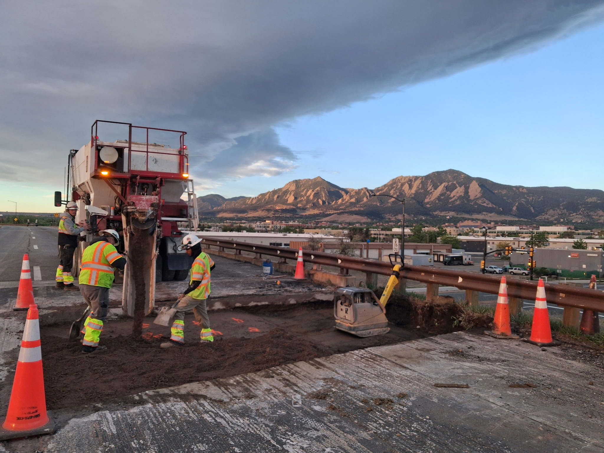 CO 157 Pavement Rehabilitation Southbound grading prior to concrete slab replacement.jpg detail image