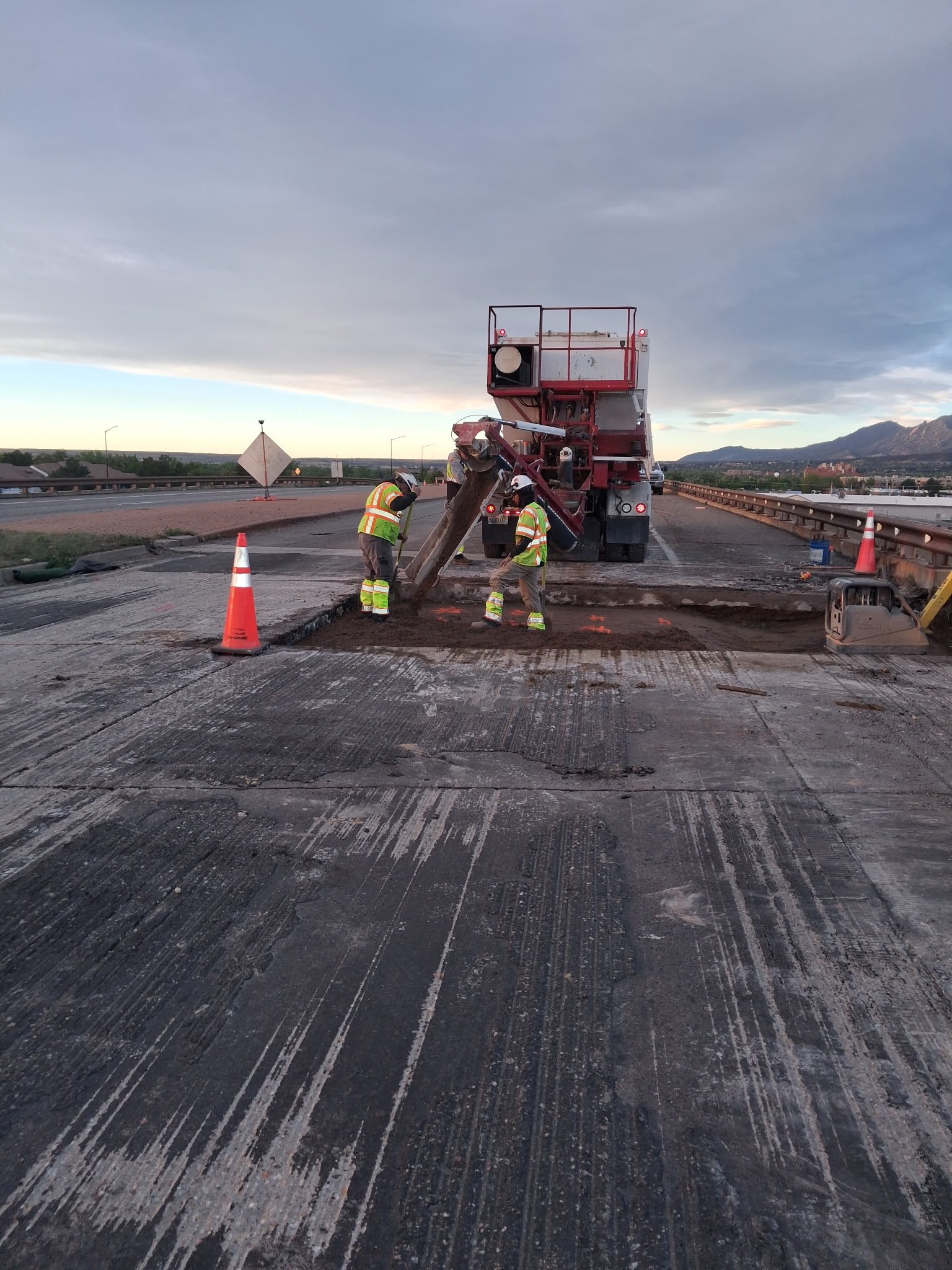 CO 157 Pavement Rehabilitation Southbound pre-concrete pour.jpg detail image