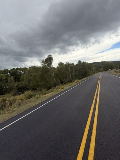 CO 17 Resurfacing from Antonito to New Mexico State Line - final paving striping southbound.jpg detail image