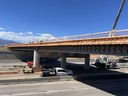CO 21 Powers Boulevard and Airport Road Interchange new Airport Road bridge over Powers Boulevard under construction 03252025.JPG thumbnail image