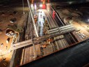 CO 21 Powers Boulevard and Airport Road Interchange south bridge girder set looking south 03302025.jpg thumbnail image