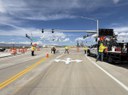 CO 21 Powers Boulevard and Airport Road Interchange Airport Road and Stewart Avenue lane striping April 2026.jpg thumbnail image