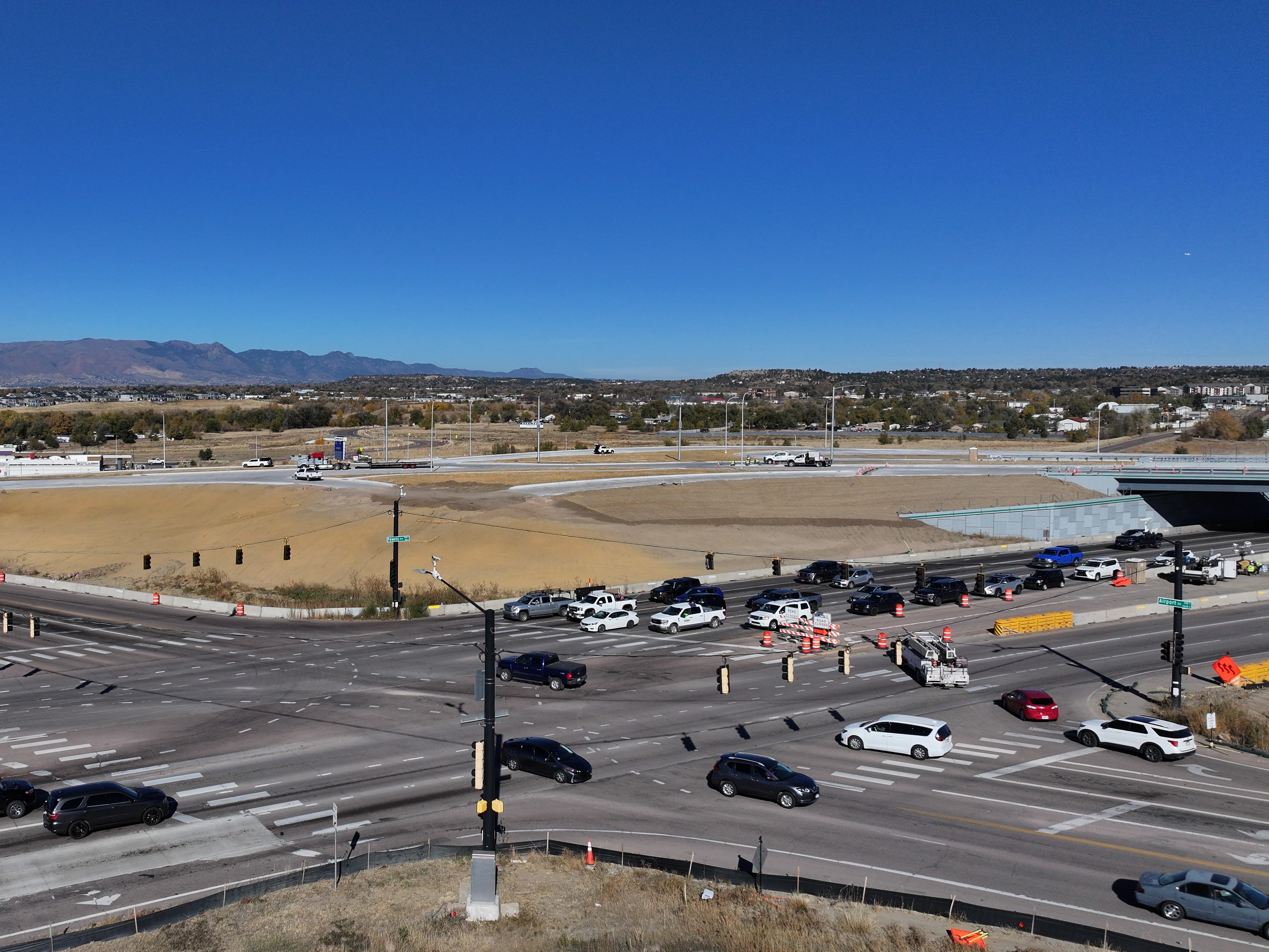CO 21 Powers Boulevard and Airport Road Interchange Northwest 11122025.jpg detail image