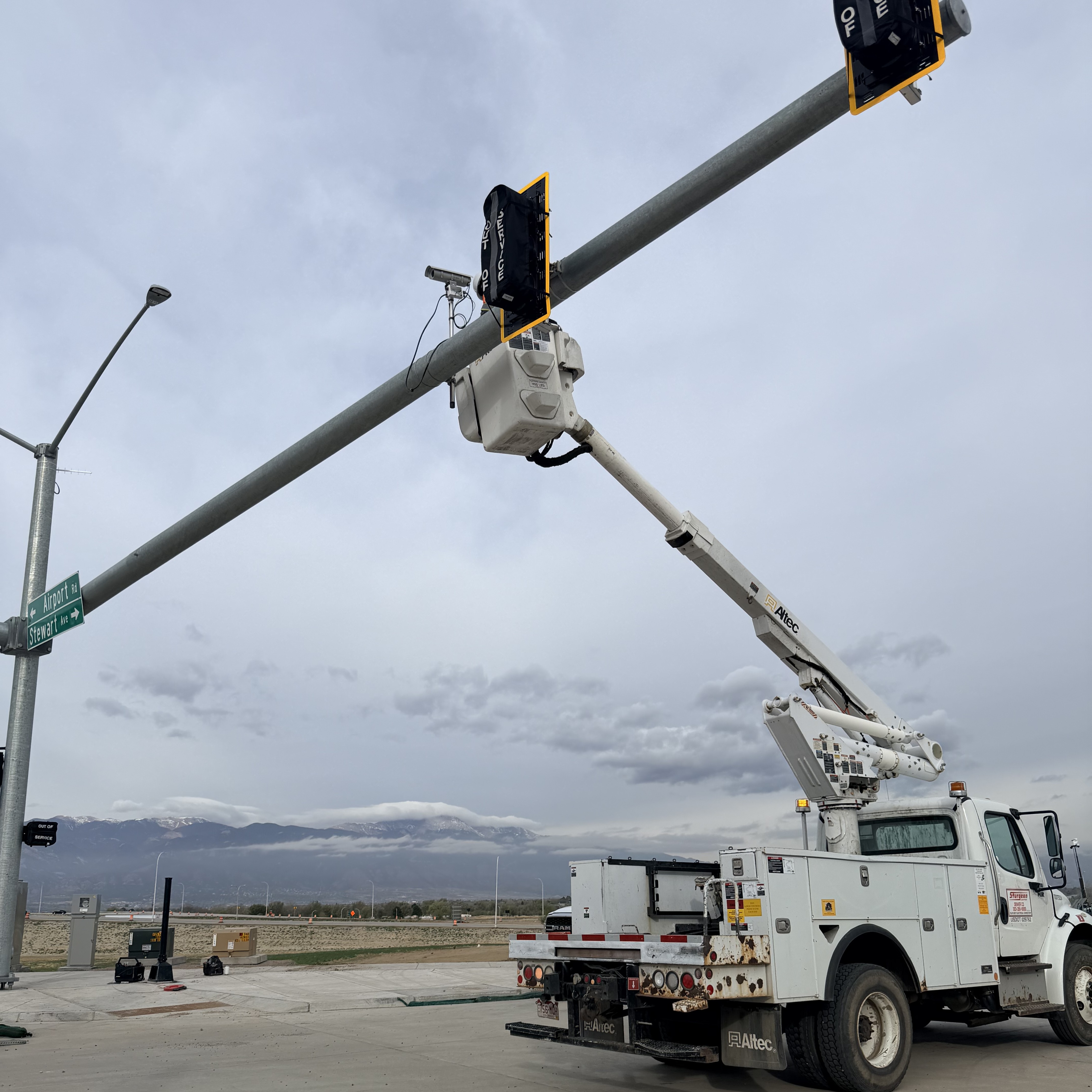 CO 21 Powers Boulevard and Airport Road Interchange Traffic Signals Installation April 2026.jpeg detail image