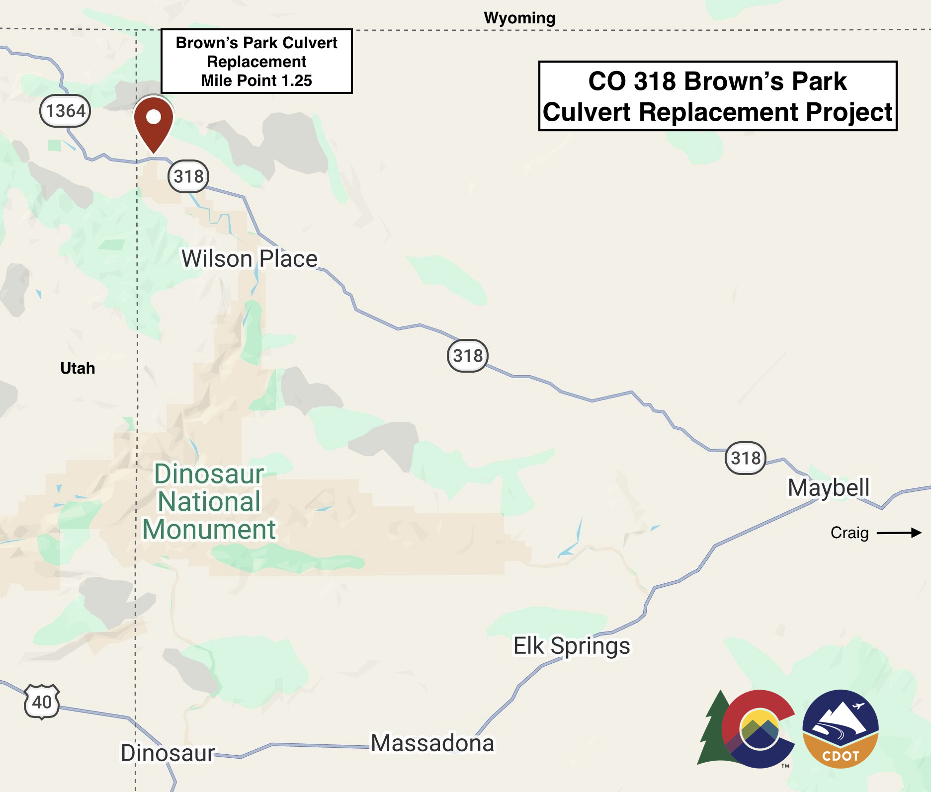 CO 318 Browns Culvert Project Map.jpeg detail image