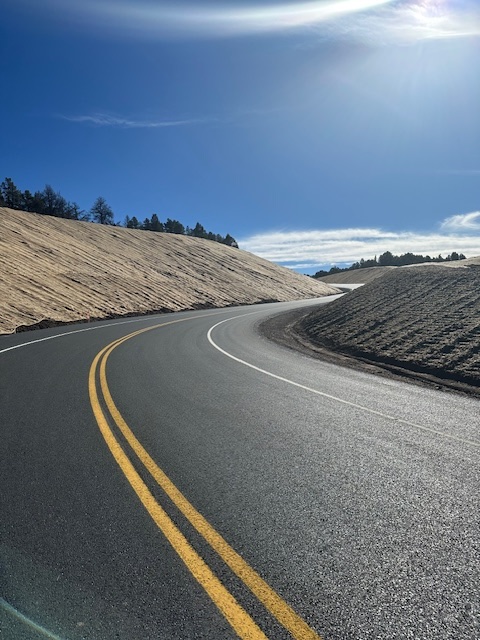 CO 3 at Ewing Mesa Road Intersection Improvements New Asphalting and Striping Northeast.jpg detail image