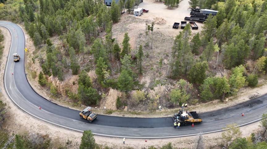 CO 46 Resurfacing in Gilpin & Jefferson Counties - Paving operations on CO 46 in Gilpin County Sept 14 2026.jpg detail image