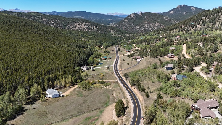 CO 46 Resurfacing in Gilpin & Jefferson Counties - Reduced paving east end CO 46.jpg detail image