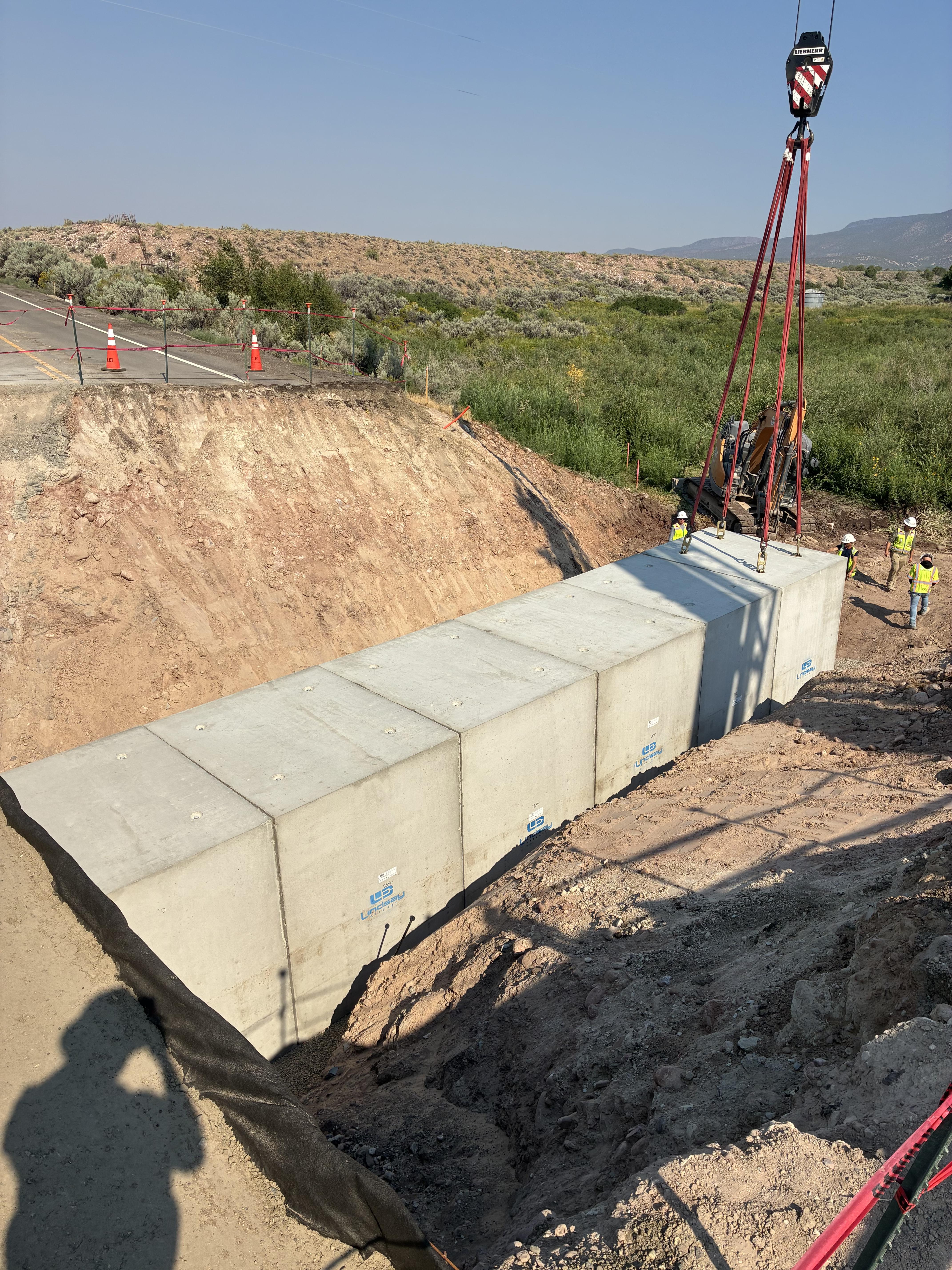 CO 67 Widening in Woodland Park CO 318 Box Culvert section.jpeg detail image