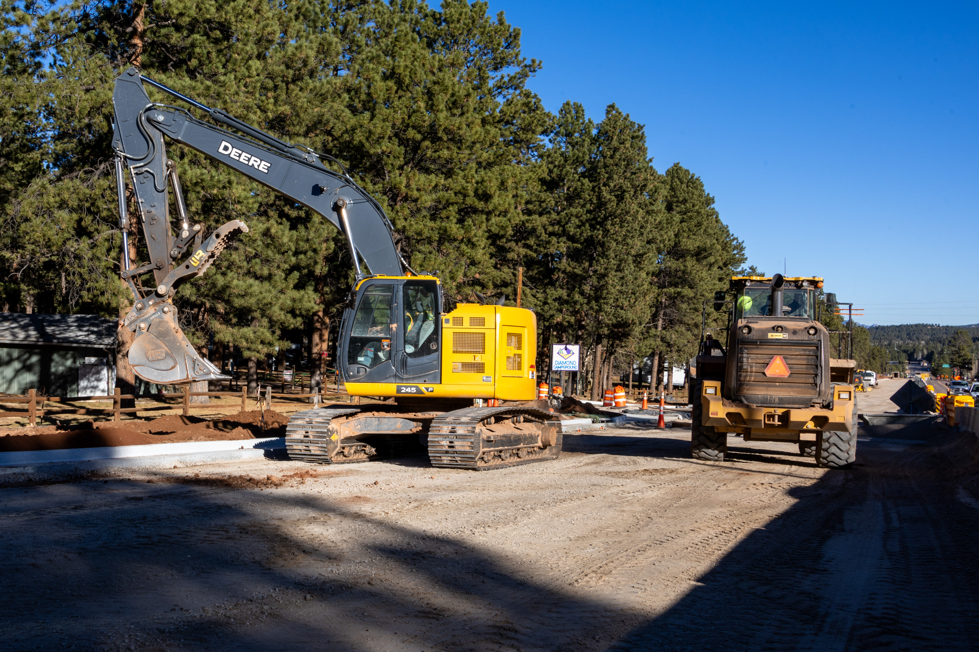 CO 67 Widening in Woodland Park Subgrade prep.jpg detail image