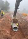 CO 67 Widening in Woodland Park Drainage Pipe Installation Photo 1.jpg thumbnail image