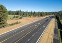 CO 67 Widening in Woodland Park - View of CO 67 paving markings and trail.jpg thumbnail image
