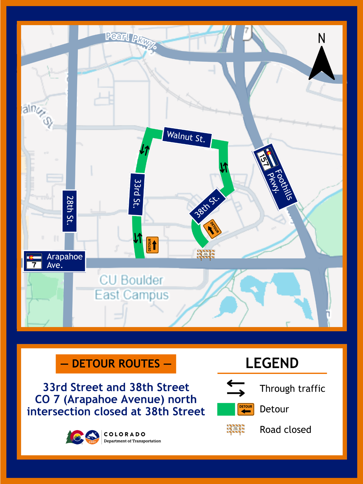 Detour map of CO 7 resurfacing project on 33rd street and 38th street.png detail image