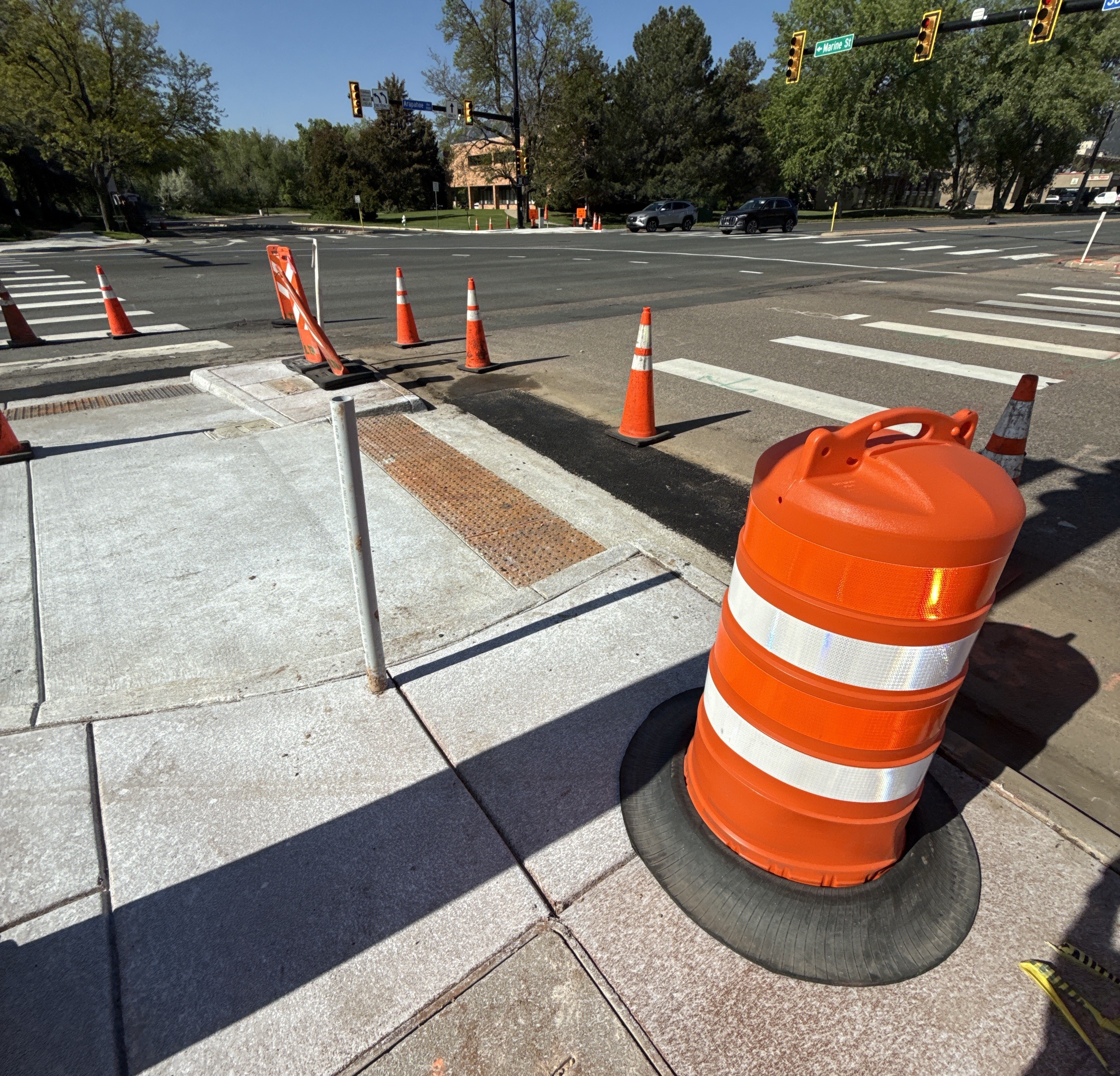 CO 7 Cherryvale Road to 28th_Concrete curing on northeast 38th Street_May 2025.JPG detail image