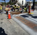 CO 7 Cherryvale Road to 28th_Pouring concrete at the southwest corner of Foothills Parkway_May 2025.JPG thumbnail image