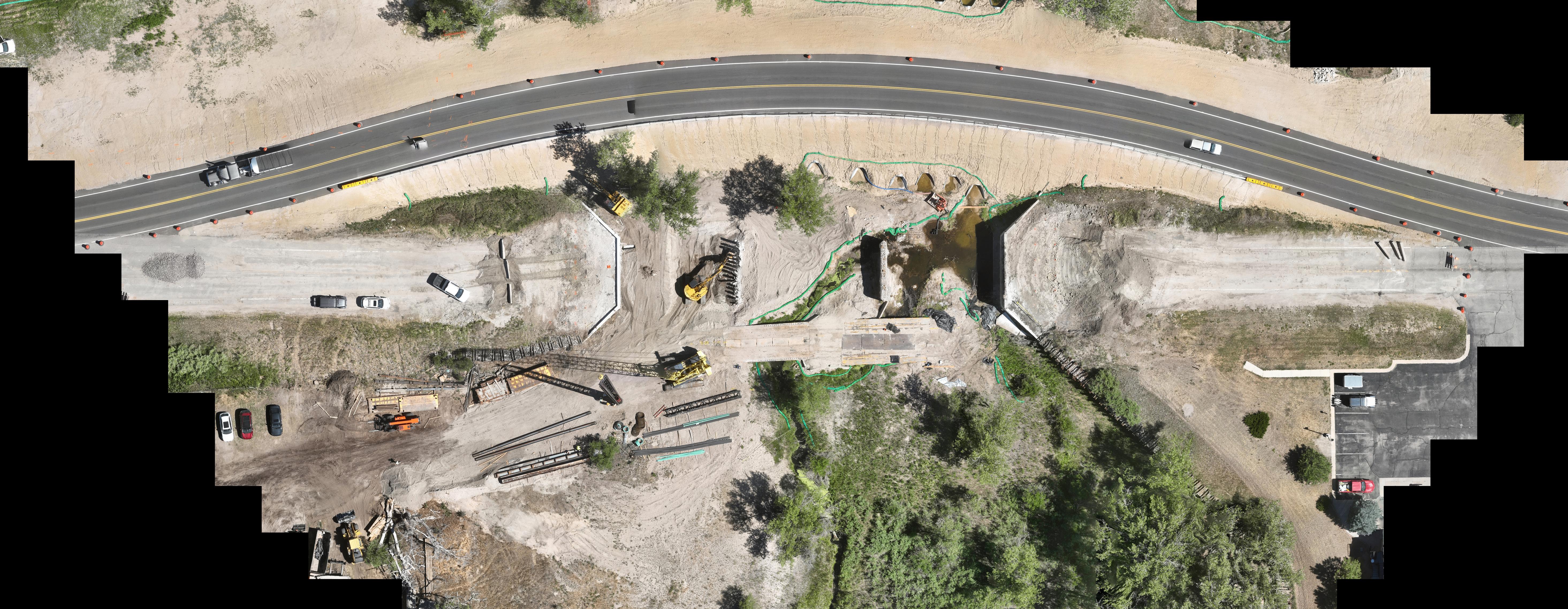 CO 86 Bridge Replacement in Kiowa New Bridge Aerial Landscape View.jpg detail image