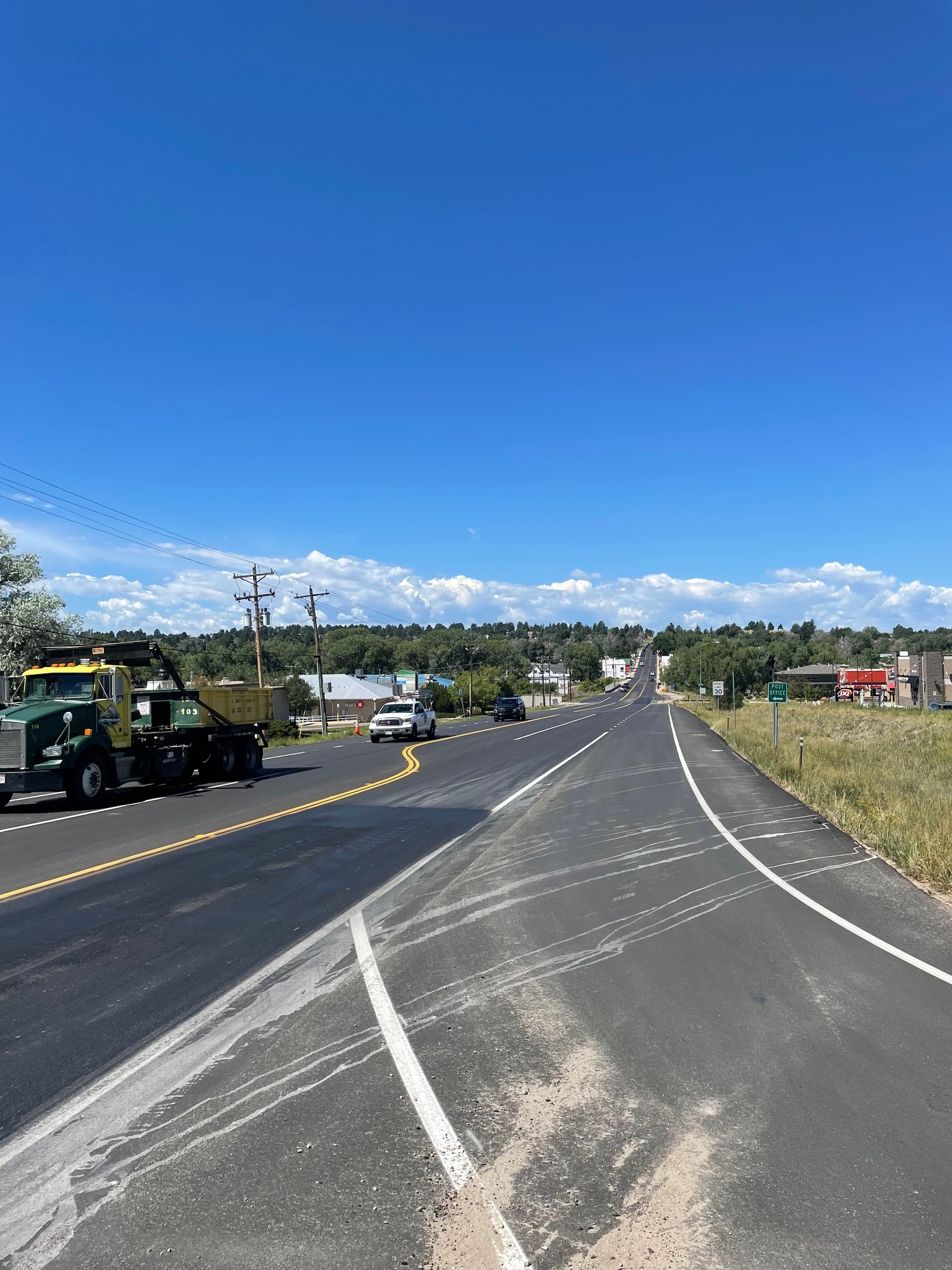 CO 86 Resurfacing in Elizabeth - New asphalt looking West From CR 17.jpg detail image