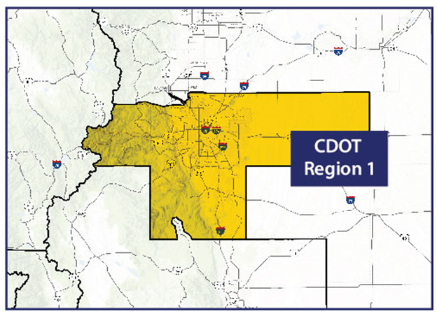 Region 1 Bike & Pedestrian Study Map