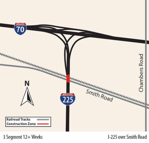 Segment 3 - I-225 over Smith Road (12 weeks)