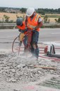 Bridge Repairs in Denver and Adams County Removing concerete on Buckley Road bridge to repair damage bridge structure.jpg thumbnail image
