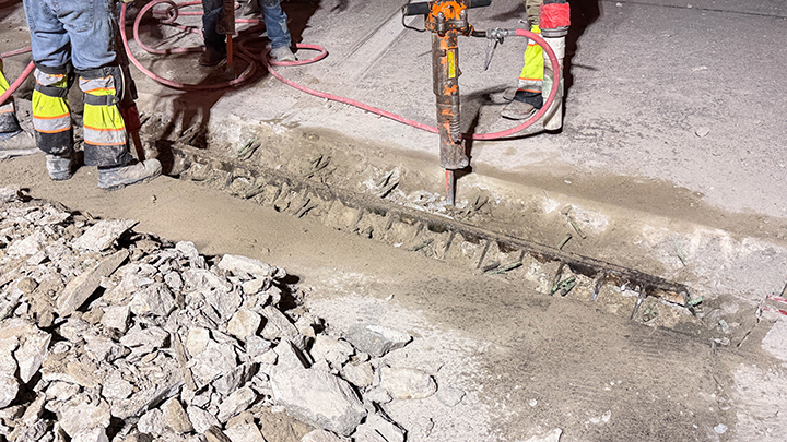 Bridge Repairs in Denver and Adams County - Removing old bridge joint.jpg detail image