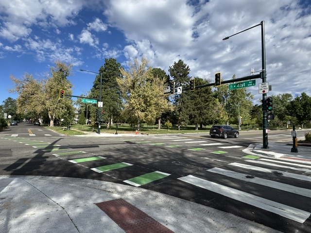 Federal Boulevard Signal Improvements - new striping signals ped improvements Federal and 41st Avenue.jpeg detail image