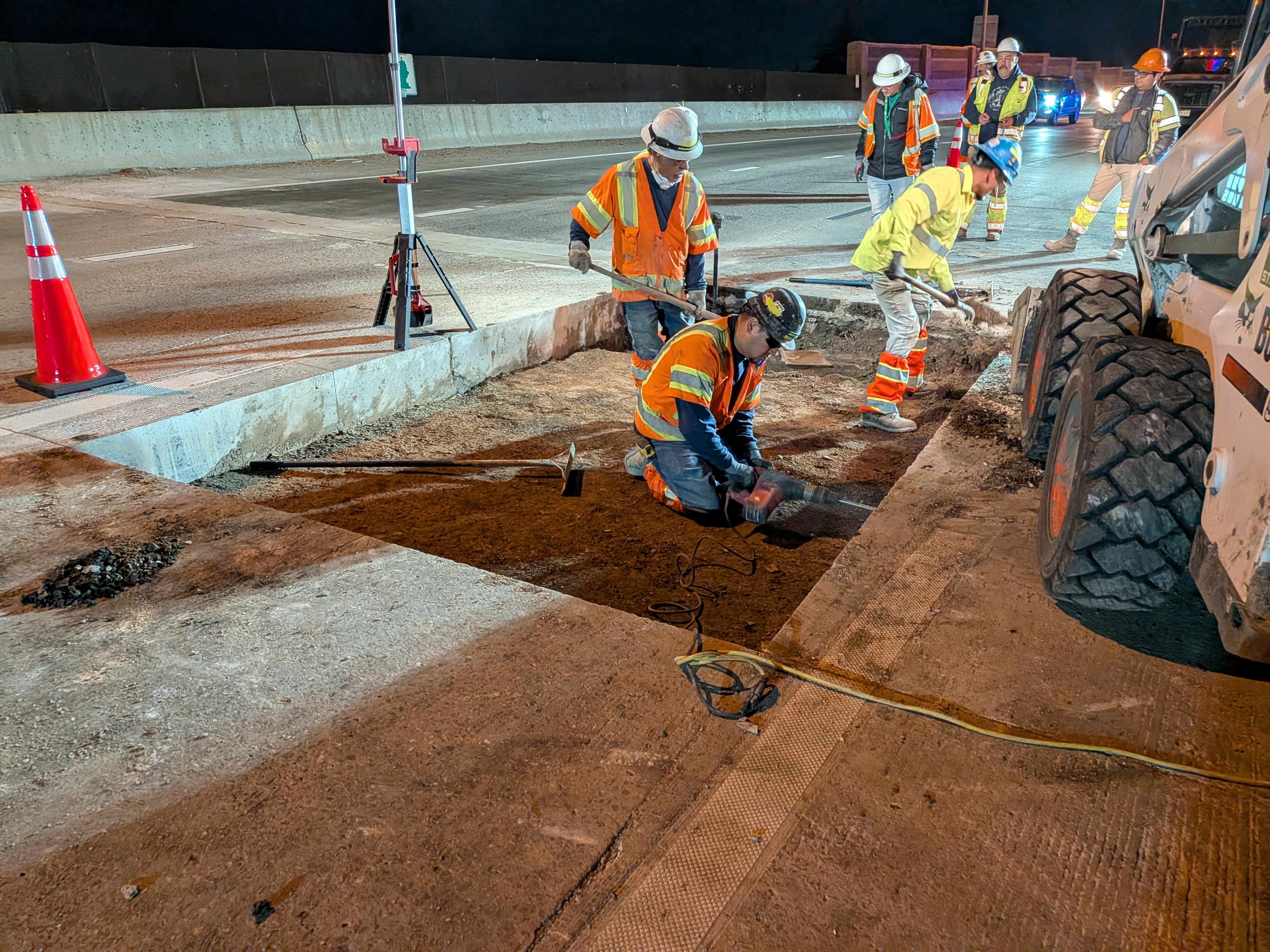 I-225 Bridge Rehabilitation Concrete panel work underway October 2025.jpg detail image