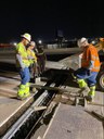 Assessment of bridge joint removal and replacement work at the I-25 over 62nd Avenue bridge. thumbnail image