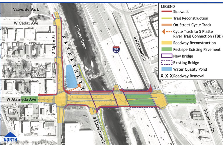 Alameda Bridge Replacement Project map