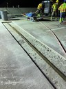 concrete slab replacement crew at night thumbnail image