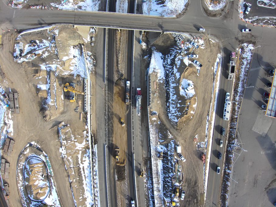 direct overhead view of NB girder placement.jpg detail image