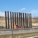 H piles in place for west side abutment new bridge Exit 11.jpg thumbnail image