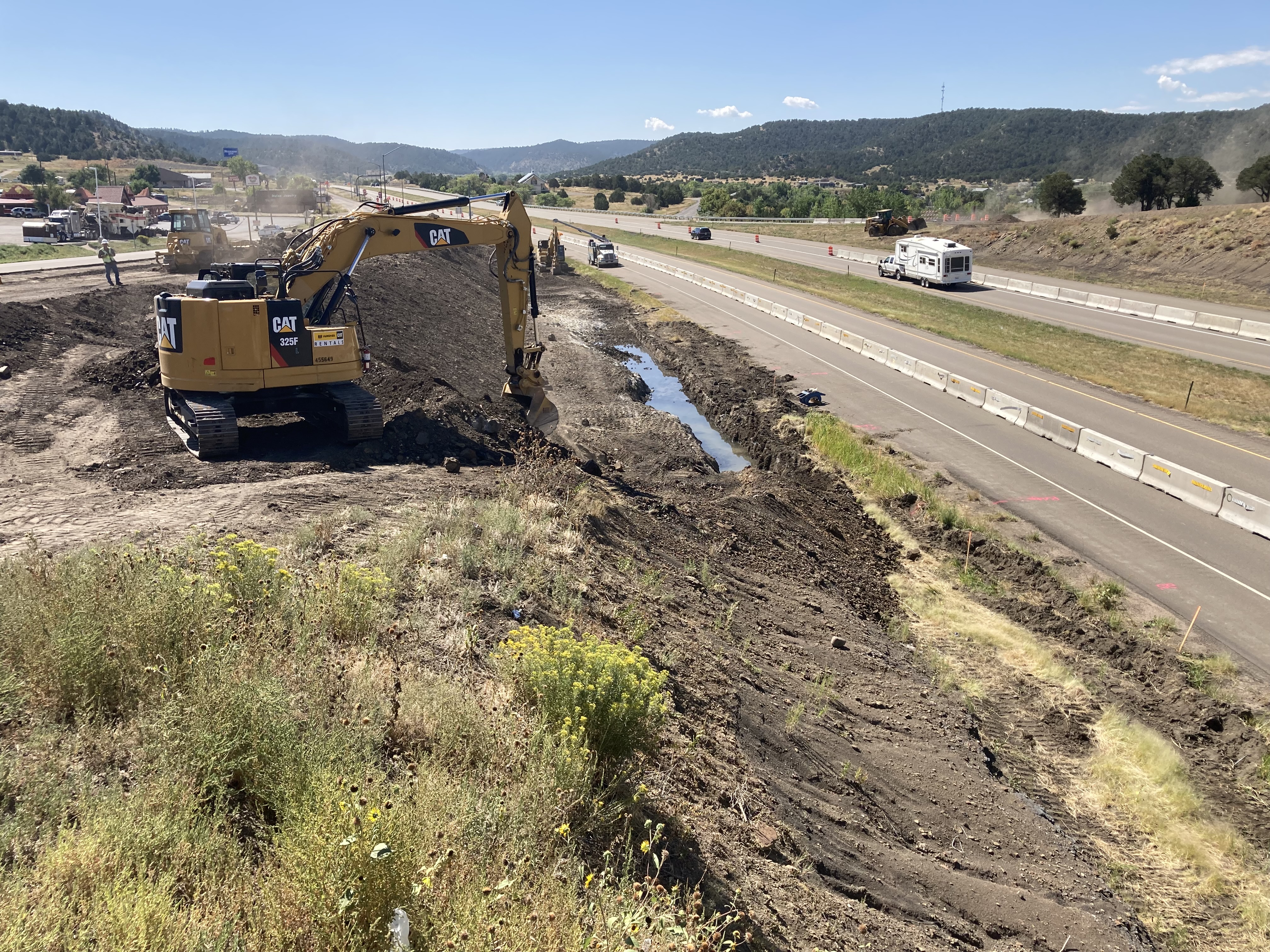 South view east MSE wall area for NB I-25.JPG detail image